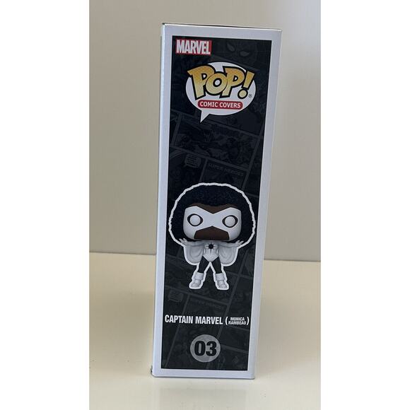 Funko Pop! Comic Covers Captain Marvel Monica Rambeau #03 Target Exclusive NEW - Picture 4 of 5